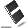 PU Leather Business Card Holder L9.4cm W6.1cm H1.3cm