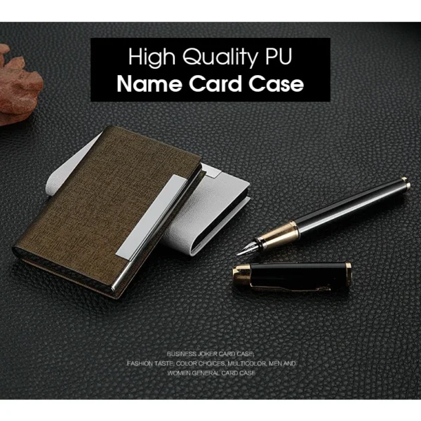 3b83b274777ce14785b1d0f32510d864.webp Random PU Leather Stainless Steel Card Holder