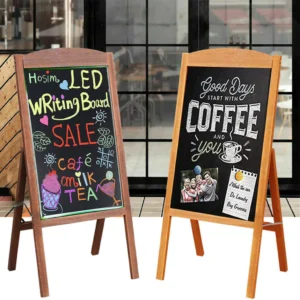 Random 42.5 x 90cm Folding Chalkboard Menu Board