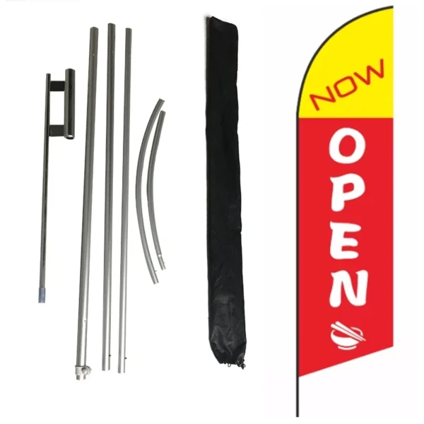 Feather Beach Flag Pole Kit