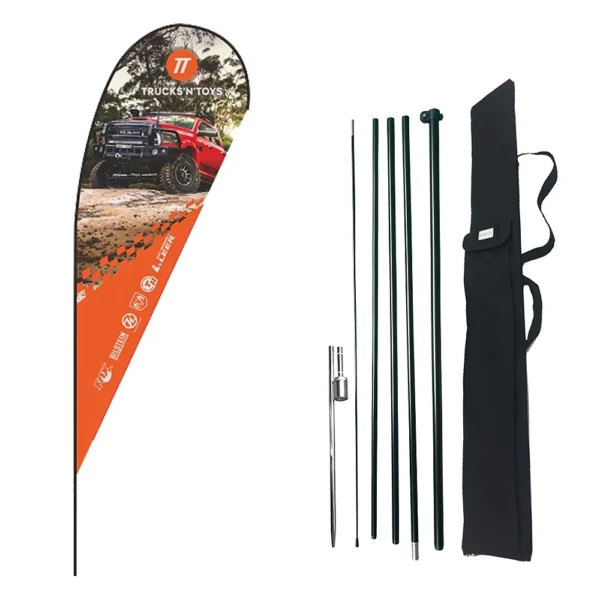 Feather Beach Flag Pole Kit