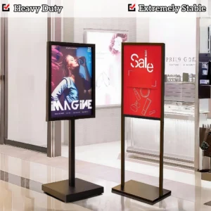 Random Double Sided Metal Poster Display Stand