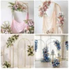Gold Square Arch Backdrop Frame