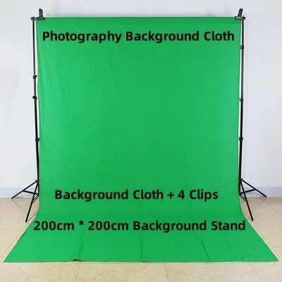 Random Photography Backdrop Cloth with 2m Stand