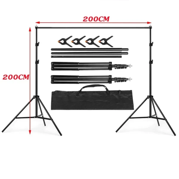 Random Photography Backdrop Cloth with 2m Stand