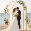 Gold Square Arch Backdrop Frame