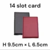 Random 14 Slot Card Holder Cover L6.5cm H9.5cm