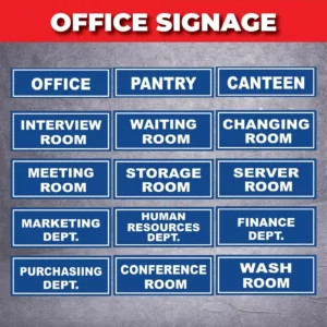 Office Door Signage Sticker