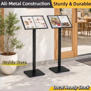 my-11134207-820la-mpivlbpd88w27a.webp Heavy Duty Menu Display Stand