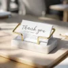 SOEZ Marble Business Card Holder L11cm W5.5cm H5cm