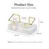 SOEZ Marble Business Card Holder L11cm W5.5cm H5cm