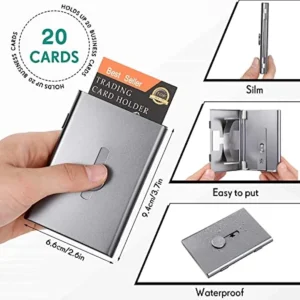 Random Slide Out Business Card Case L9.4cm W6.6cm