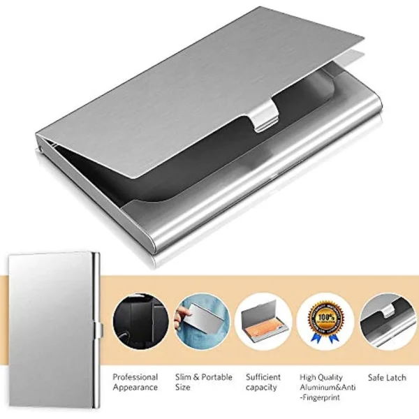 Random Aluminum Business Card Holder Case L9.3cm W6cm