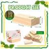 Wooden Table Number Card Holder L7cm W3.5cm H1.8cm