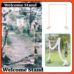 Square Metal Arch Backdrop Stand